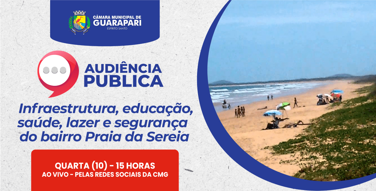 Vereadores debaterão os problemas enfrentados no bairro Praia da Sereia nesta quarta-feira