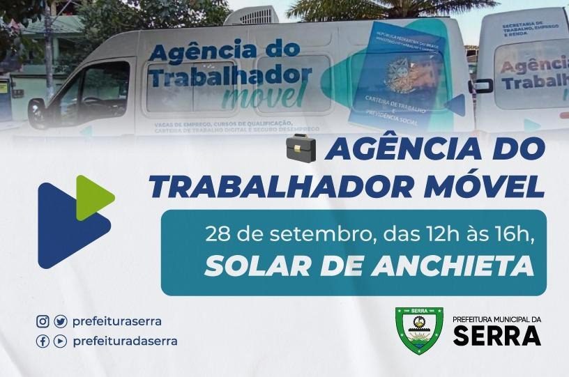 Solar de Anchieta recebe van com mais de 600 vagas de emprego nesta quarta (28)