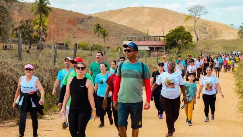 Caminhada turística levou 600 pessoas ao interior de Cachoeiro