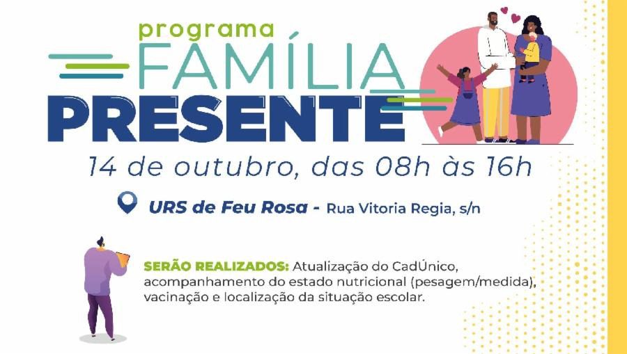 Beneficiários do Auxílio Brasil serão atendidos nesta sexta (14) em Feu Rosa