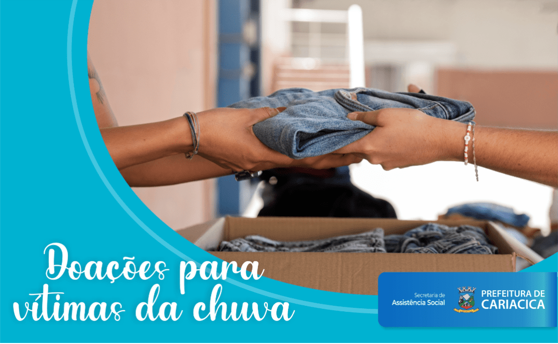 Secretaria de Assistência Social de Cariacica recebe doações para vítimas da chuva