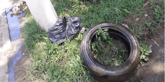 Até pneu é encontrado na rede de drenagem pela Secretaria de Serviços de Cariacica