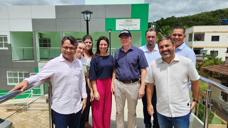 Governador Renato Casagrande inaugura novo Creas e anuncia mais investimentos em São Roque do Canaã