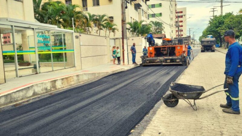 ​Novo asfalto e abertura de via no bairro Coqueiral de Itaparica em Vila Velha
