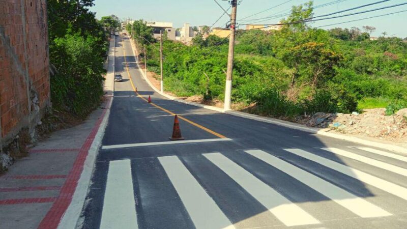 ​Concluída pavimentação em vias no bairro Balneário Ponta da Fruta em Vila Velha