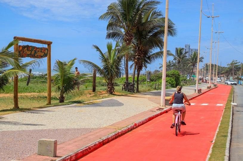 A ciclovia de Jacaraípe na Serra é uma boa opção para lazer e exercícios