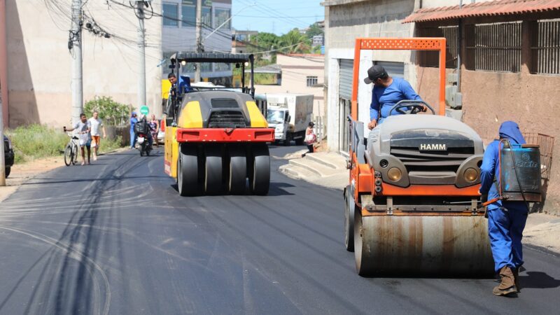 Mucuri ganha novo asfalto em trecho que vai até Novo Brasil em Cariacica