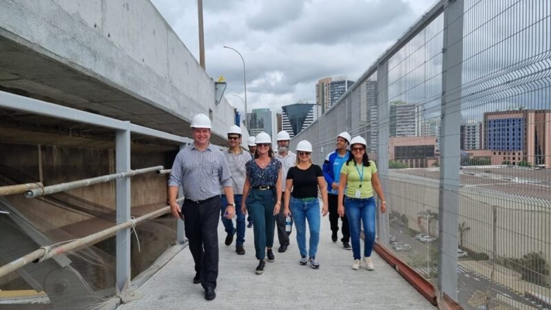 ARSP realiza visita técnica na ciclovia da Terceira Ponte