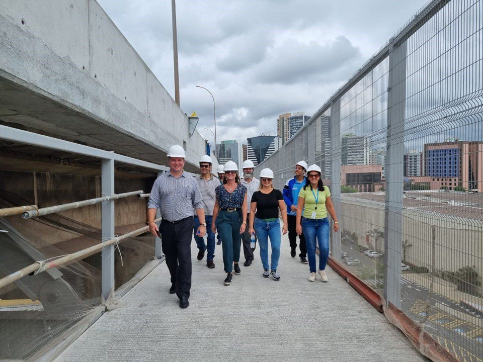 ARSP realiza visita técnica na ciclovia da Terceira Ponte