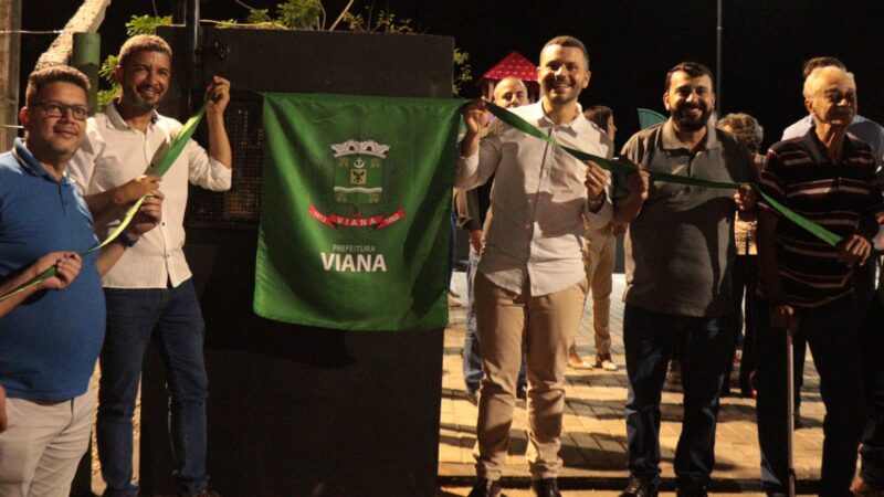 Prefeitura de Viana inaugura pracinha para comunidade de Bonito