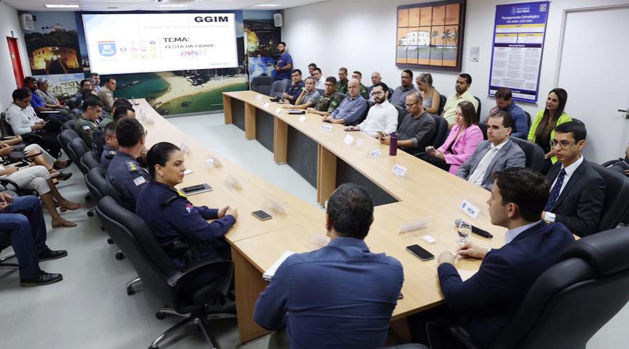 Forças de segurança debatem estratégias para garantir a segurança na Festa da Cidade de Vila Velha