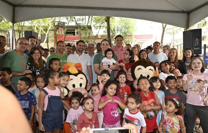 Inauguração do Parque Kids no Centro de Vitória é um sucesso