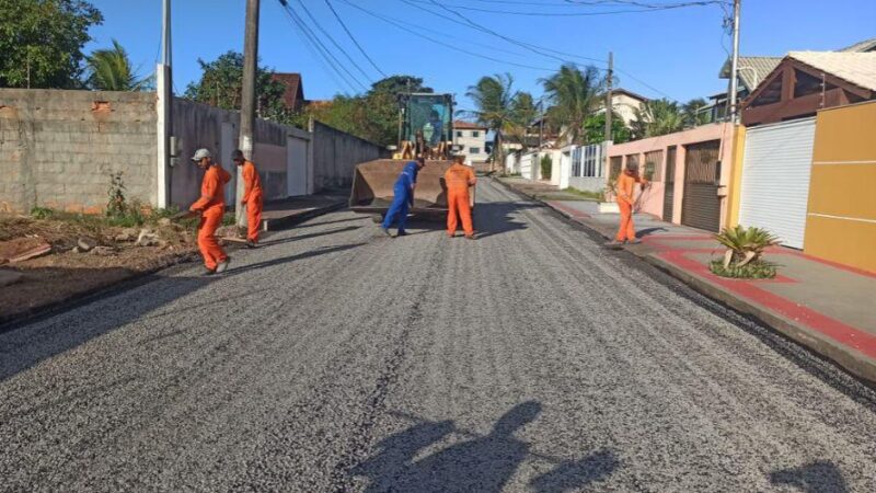 Bairro Interlagos é contemplado com melhorias na infraestrutura das vias pela Secretaria de Obras de Vila Velha