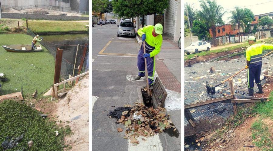 Vila Velha realiza em limpeza para evitar alagamentos em galerias, bueiros e canais