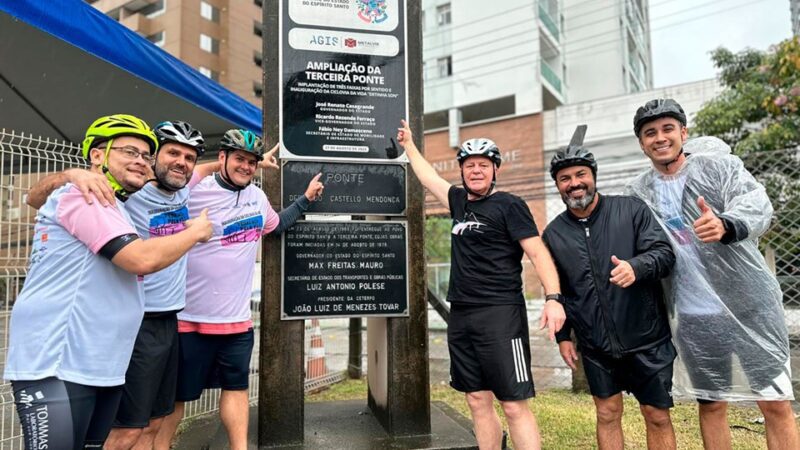 Governo do Estado inaugura Ciclovia da Vida e ampliação da Terceira Ponte