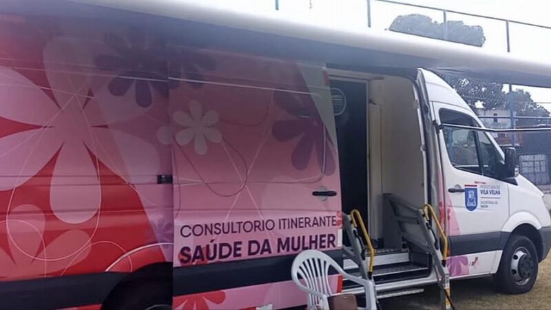 Bairro Vila Garrido em Vila Velha, recebe o “Carro Rosa” com serviços de saúde para a comunidade