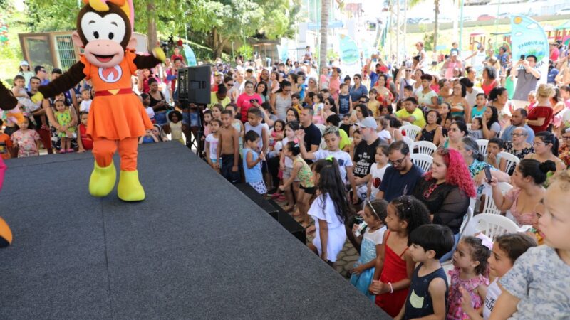 Comemoração de 1 ano do Parque da Biquinha em Cariacica leva diversão com show do Macakids