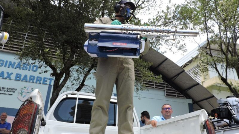 Combate à dengue na Serra ganha impulso com chegada de 12 novos equipamentos