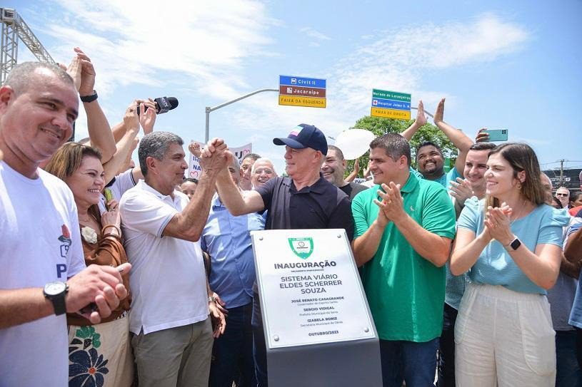 Prefeitura da Serra celebra a inauguração do Sistema Viário Eldes Scherrer Souza e anuncia novas obras
