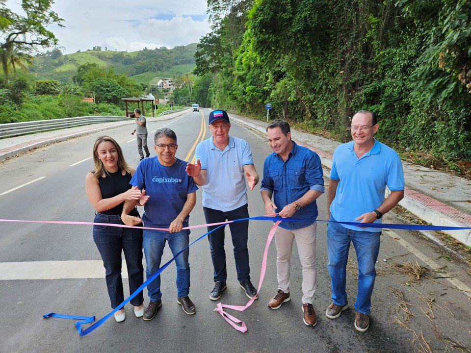 Governo do Estado autoriza obras e inaugura pavimentação de rodovia em Iconha