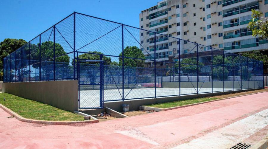 Em Vila Velha, a construção da praça no bairro Jardim Guadalajara atinge a marca de 70% de conclusão
