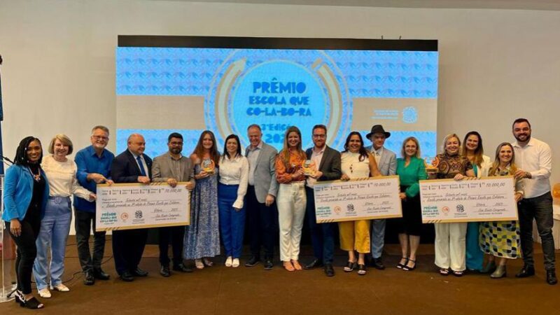 Vila Velha Celebra Conquistas Educacionais no Prêmio ‘Escola que Colabora'”