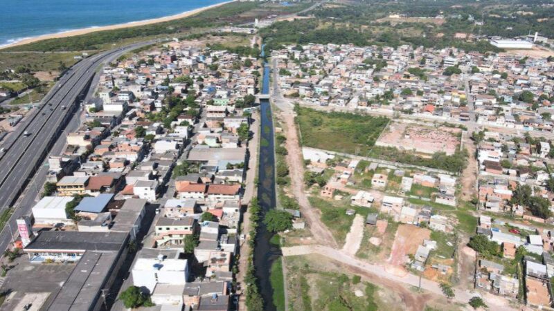 Bairro São Conrado em Vila Velha se transforma com as obras de macrodrenagem do Canal do Congo
