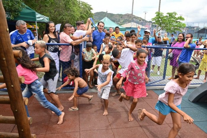 Novo Parque Kids traz alegria aos moradores do bairro Redenção em Vitória