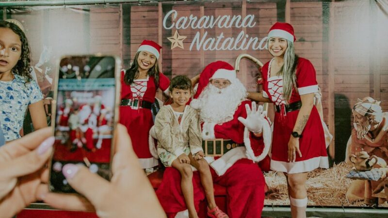 Caravana de Papai Noel leva alegria a 26 comunidades de Vila Velha