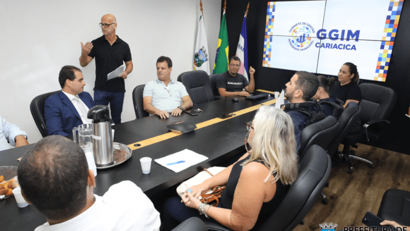 Operação Inauguração: Gabinete de Gestão Integrada Municipal se reúne para discutir esquema de Segurança na Nova Orla de Cariacica