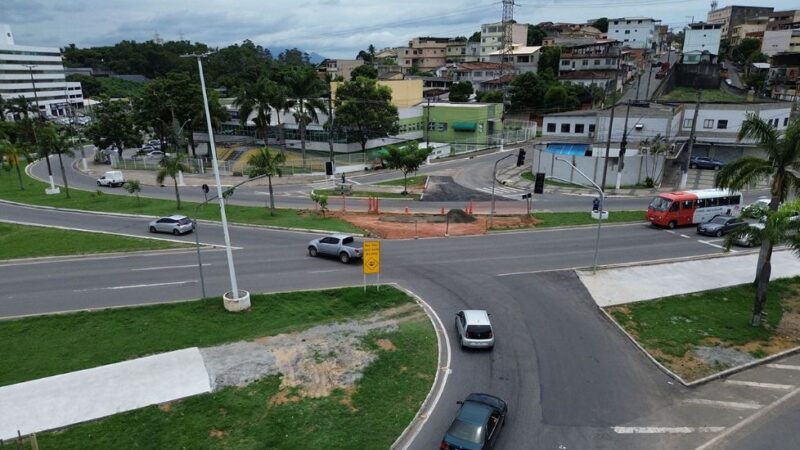 Melhoria no trevo da Avenida Mário Gurgel em Cariacica proporciona acesso direto com o bairro Alto Lage