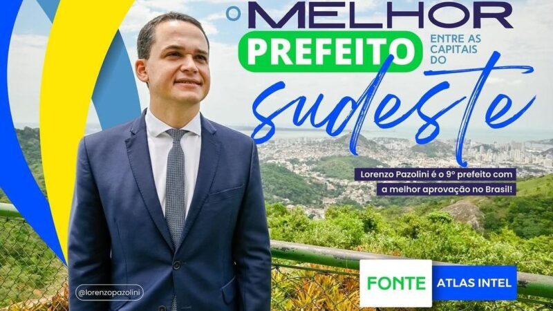 Segredos do Sucesso: Lorenzo Pazolini, Prefeito de Vitória, Domina Aprovação no Sudeste. Conheça os Bastidores!