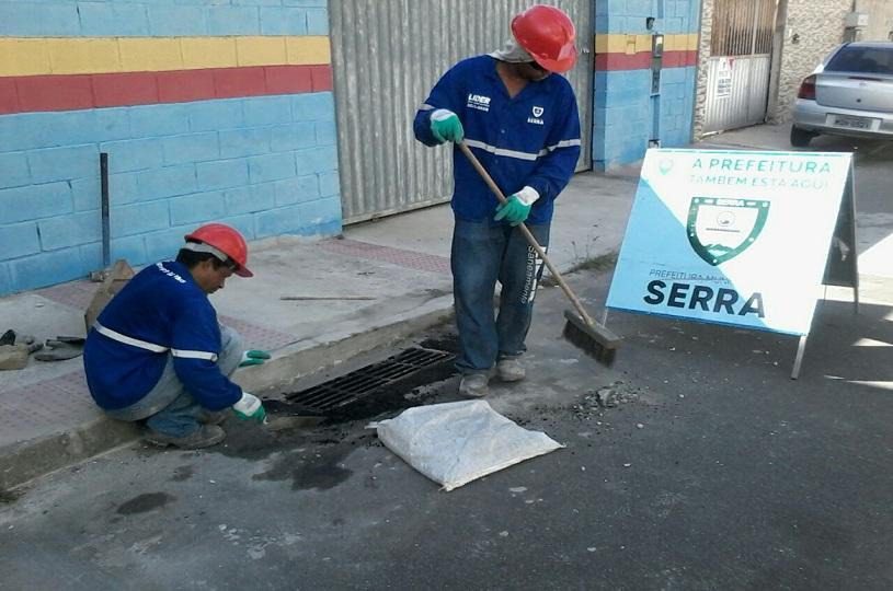 Confira o cronograma de serviços nos bairros da Serra para esta semana