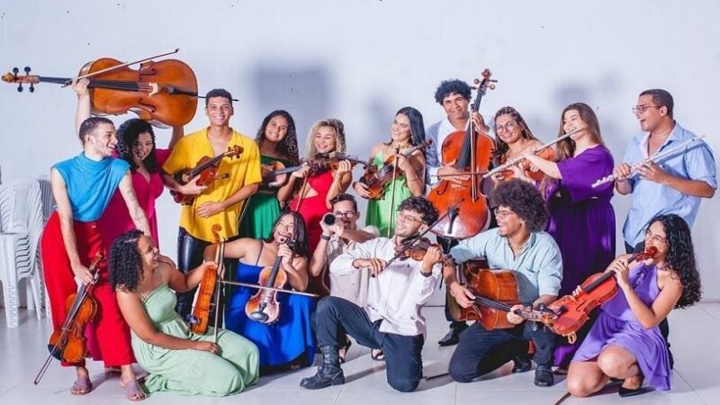 Orquestra de música instrumental Nordestina se apresenta na Estação Cidadania e Cultura da Serra
