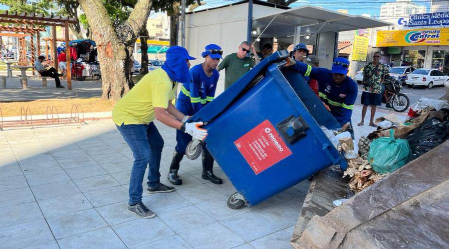 Prefeitura de Vila Velha organiza força-tarefa para coleta de lixo durante greve dos garis