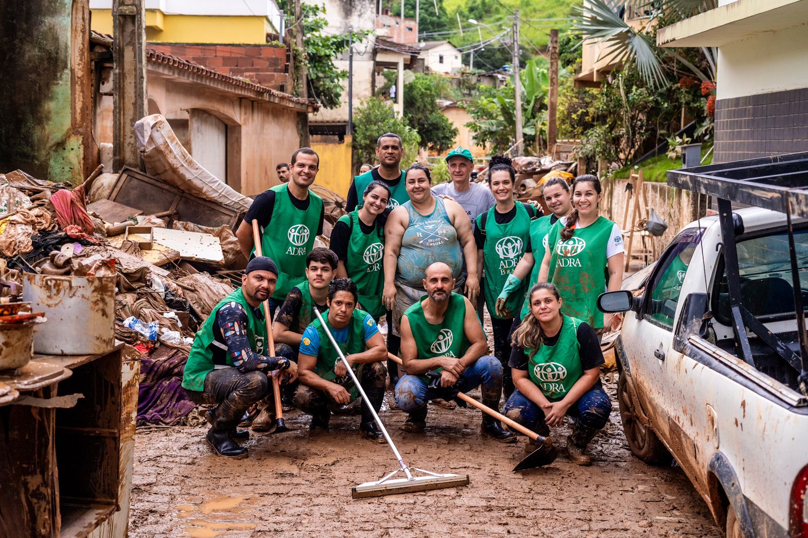 Mais de 100 voluntários chegam a Mimoso do Sul para prestar assistência à comunidade local