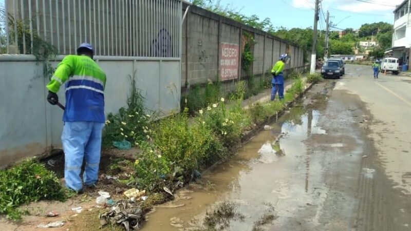 Cariacica realiza ações de limpeza e combate à dengue durante o final de semana