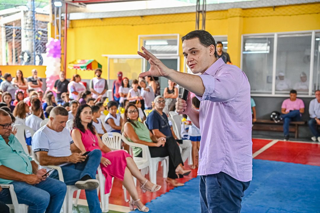 Pazolini celebra a inauguração da nova EMEF Regina Maria Silva