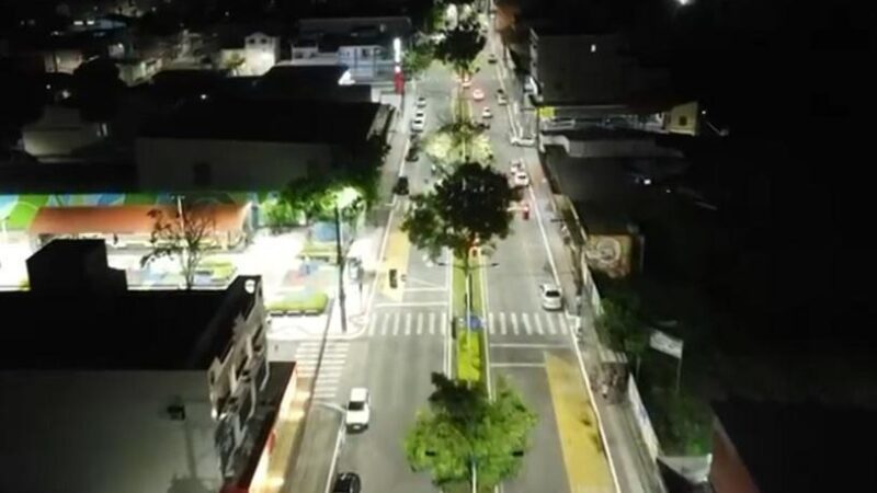 Avenida José Rato é beneficiada com a instalação de nova iluminação em LED