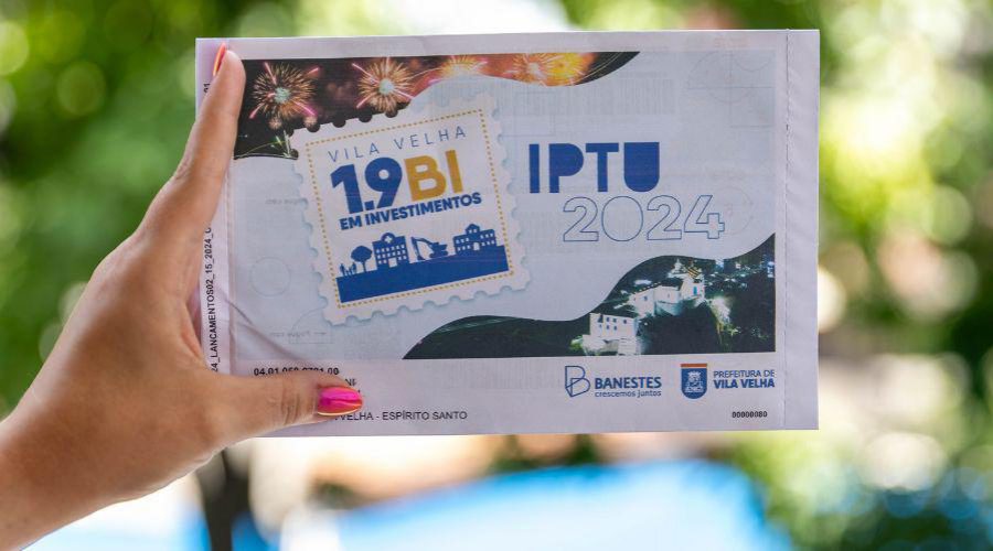 Desconto de 8% no IPTU de Vila Velha para pagamento em cota única até quarta-feira (10)