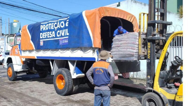 Defesa Civil e comunidade se juntam para levar doações a Mimoso do Sul