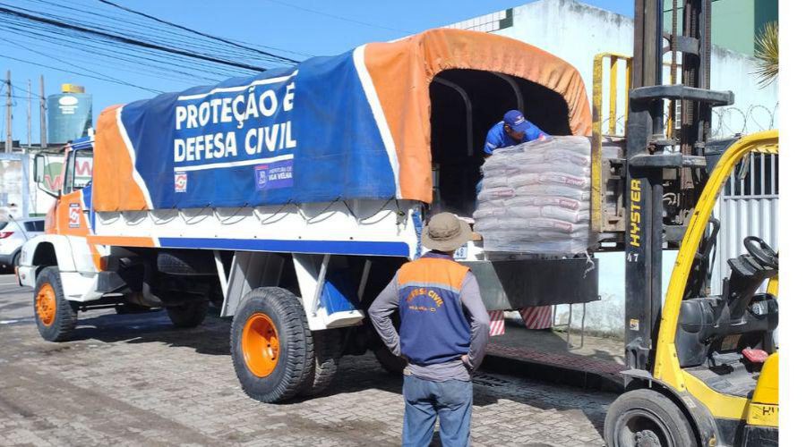 Defesa Civil e comunidade se juntam para levar doações a Mimoso do Sul