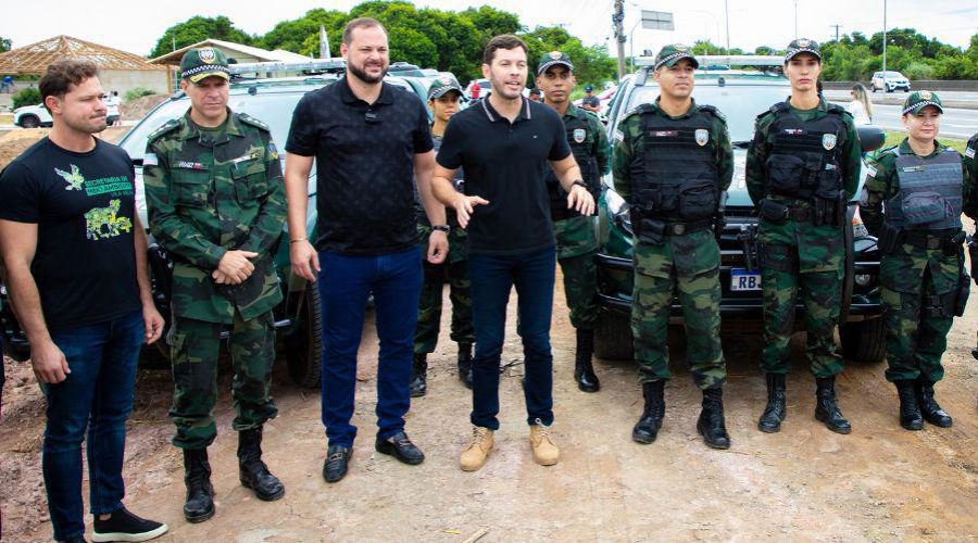 Prefeito Arnaldinho Borgo assina ordem de serviço para construção do Batalhão da PM Ambiental