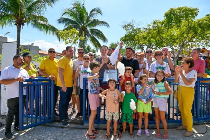 Prefeitura de Vitória realiza entrega do Parque Kids na Mata da Praia