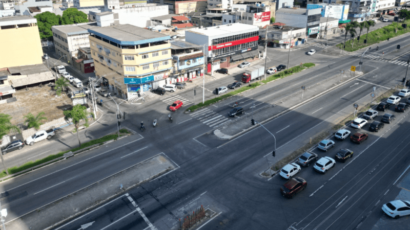 Trechos da Avenida Mário Gurgel serão interditados neste sábado (11) e domingo (12) para obras do viaduto