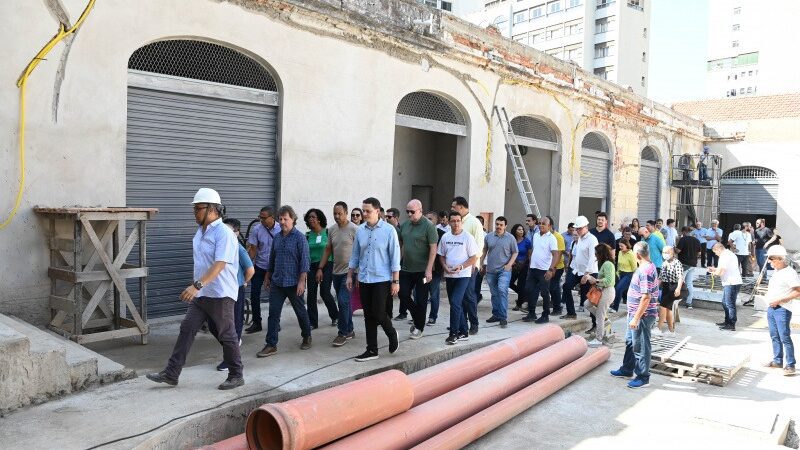 Obras no Mercado da Capixaba atingem 80% de conclusão do restauro
