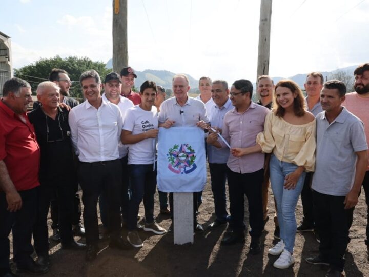 Obras de infraestrutura são inauguradas pelo Governo do Estado em João Neiva