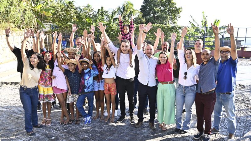 Obras do Parque Kids no bairro Conquista avançam rápido, atendendo mais uma comunidade com apoio de Pazolini