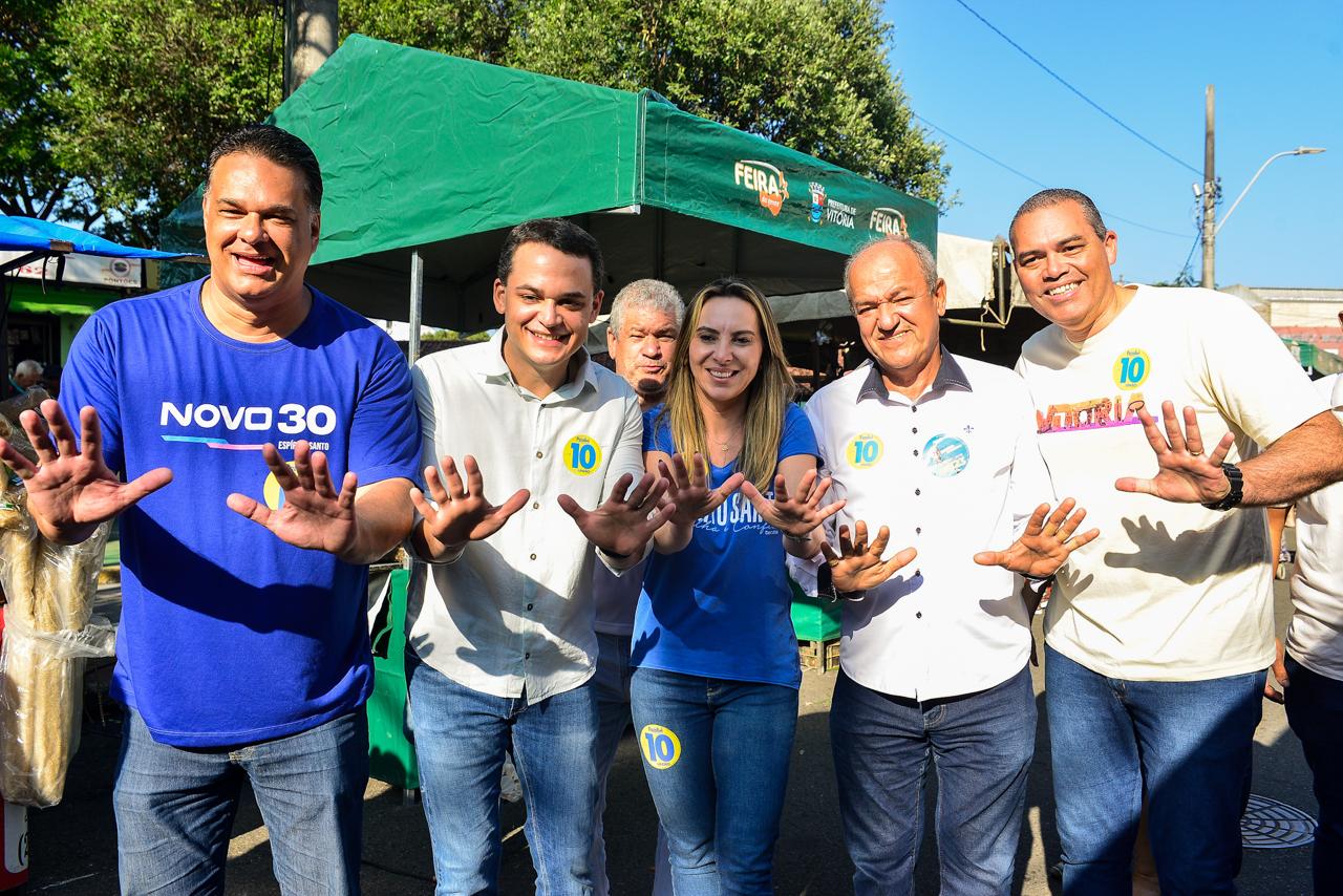 Em feira de Jardim Camburi, Pazolini recebe funk , abraços e ouve moradores