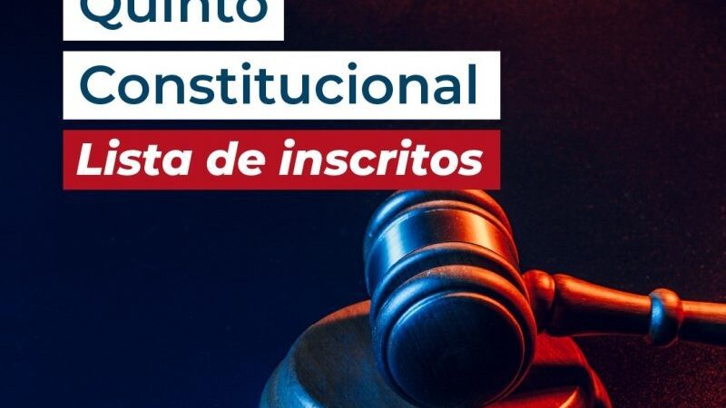 OAB-ES publica lista de inscritos para vaga do Quinto Constitucional